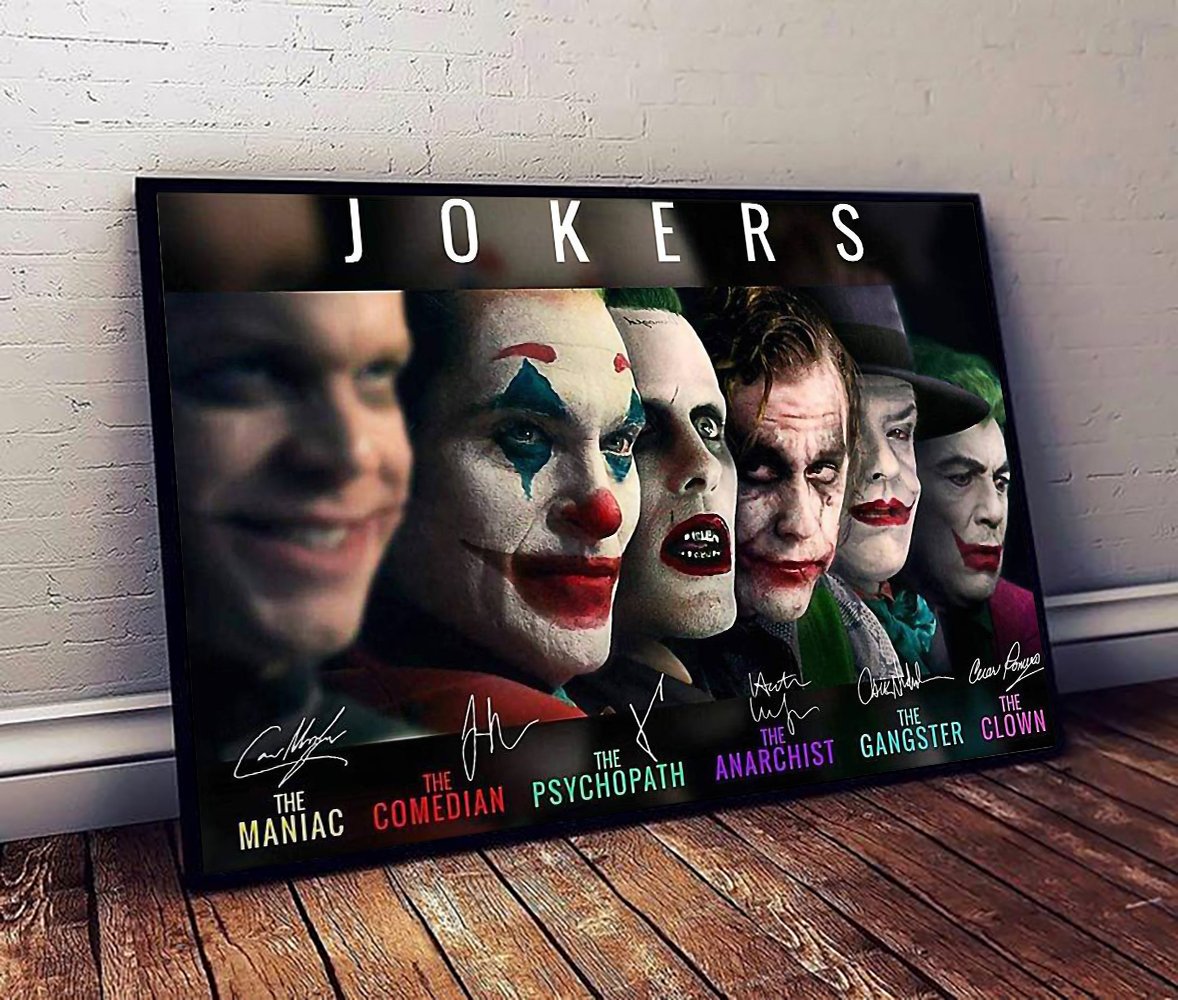 poster 2. All versions joker signatures poster 2. 