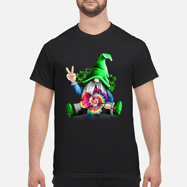 St. Patrick’s Day Hippie Gnome men t-shirt