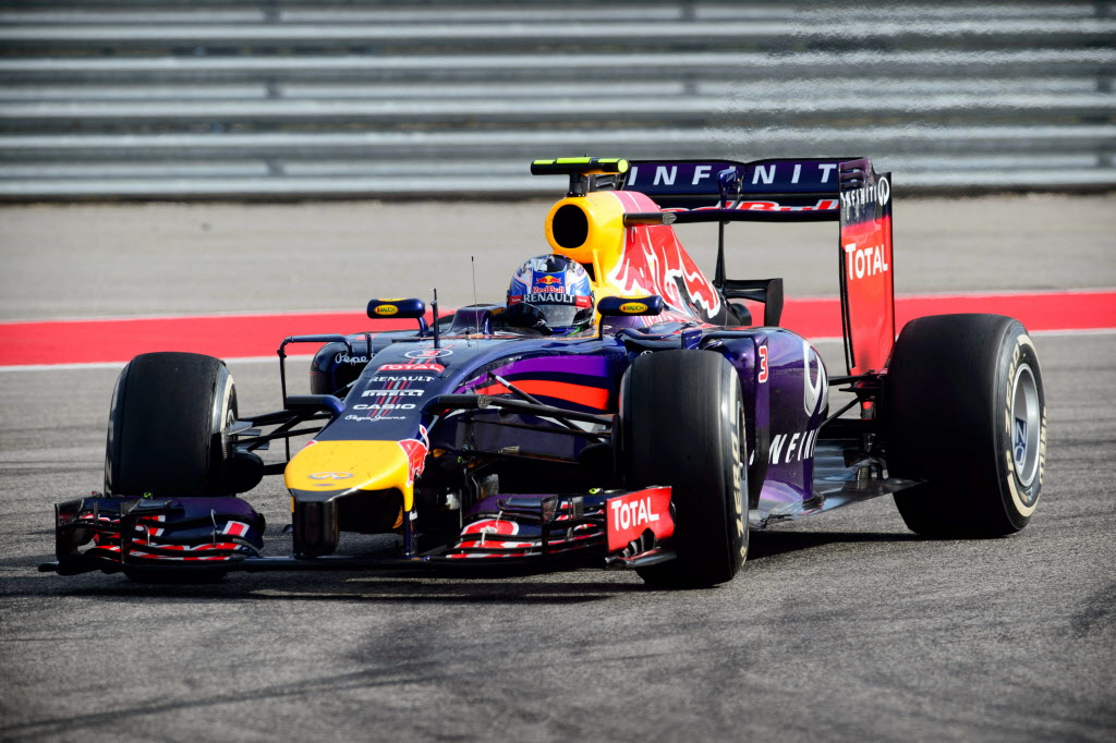 At the Formula One United States Grand Prix, Daniel Ricciardo channels Dale Earnhardt