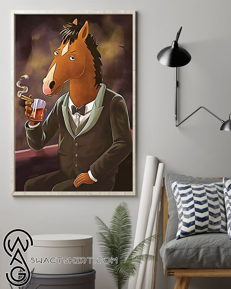 Bojack horseman cartoon poster
