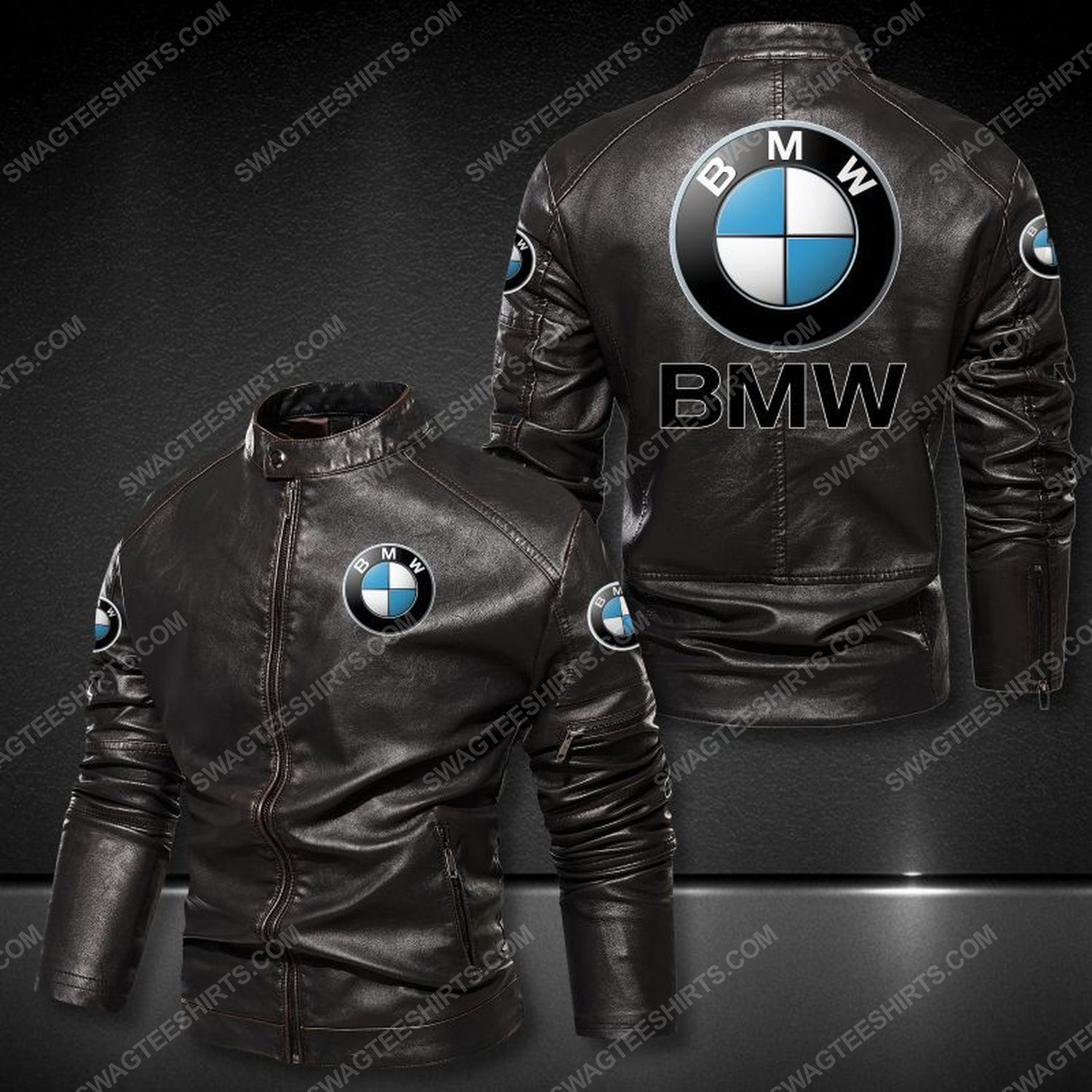 Bayerische motoren werke ag sports car leather jacket 1 - Copy
