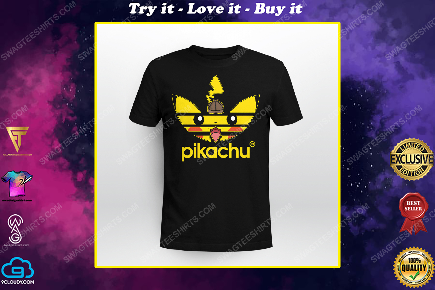 Detective pikachu pokemon shirt