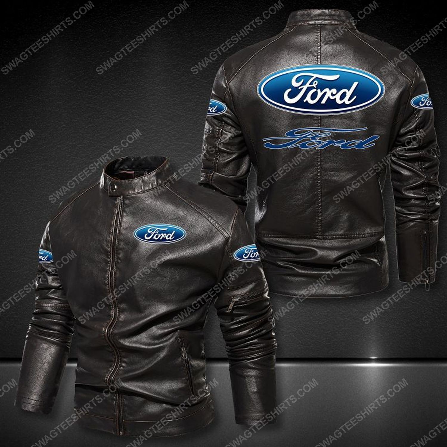 Ford motor company leather jacket 1 - Copy