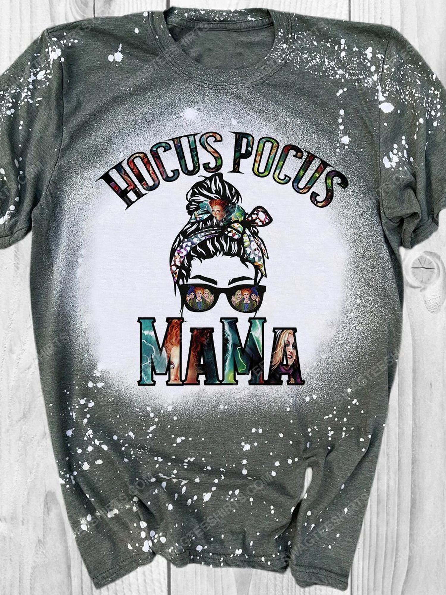 Halloween night hocus pocus mama bleached shirt 1 - Copy (2)