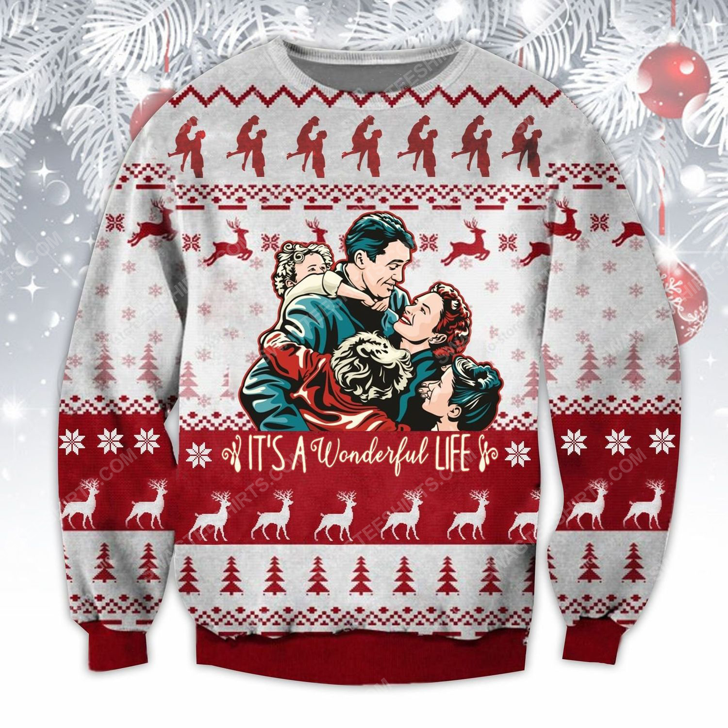 It's a wonderful life ugly christmas sweater - Copy (2)