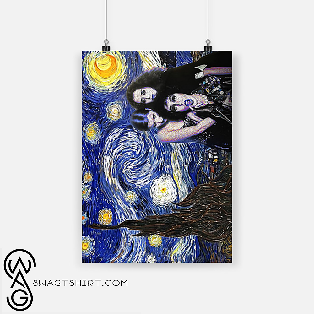 Vincent van gogh the starry night rocky horror picture show poster