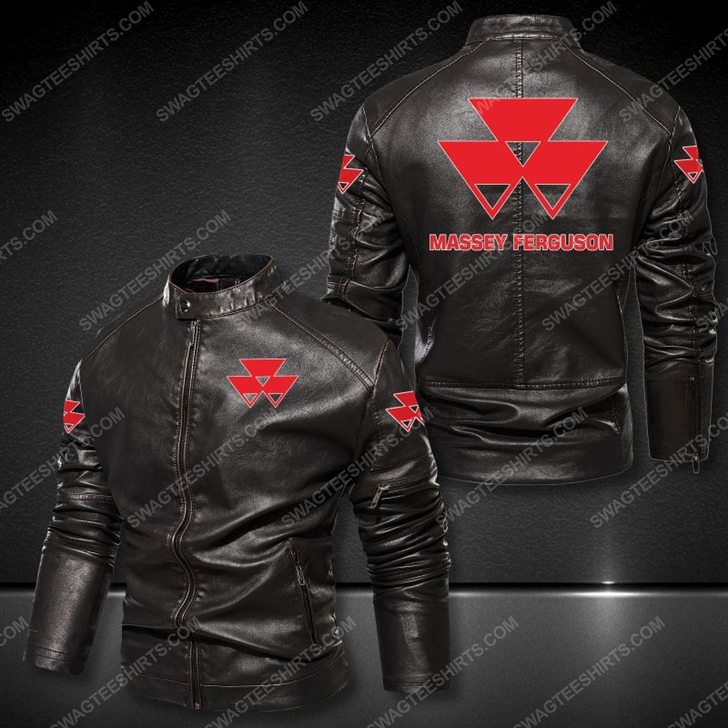 Massey ferguson limited company leather jacket 1 - Copy