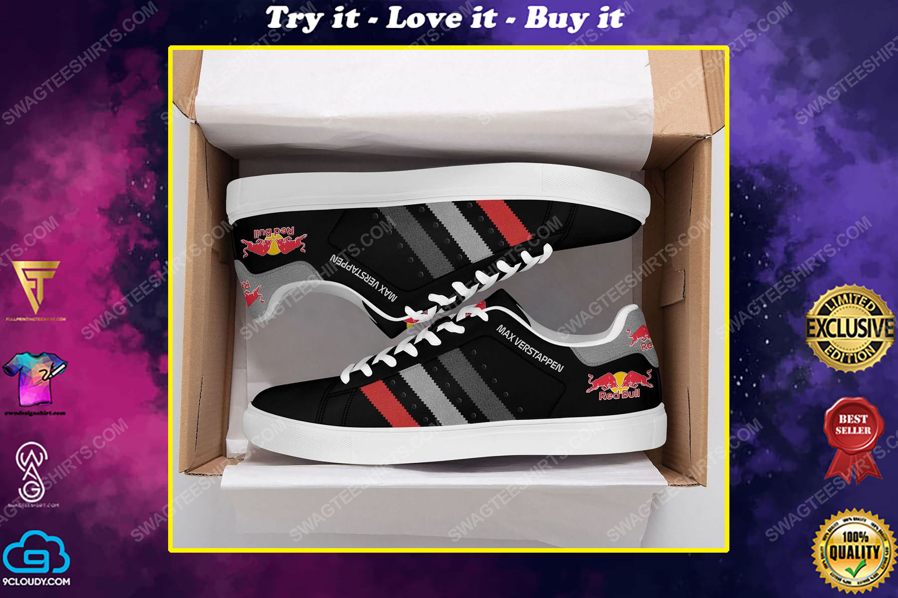 Max verstappen red bull stan smith shoes