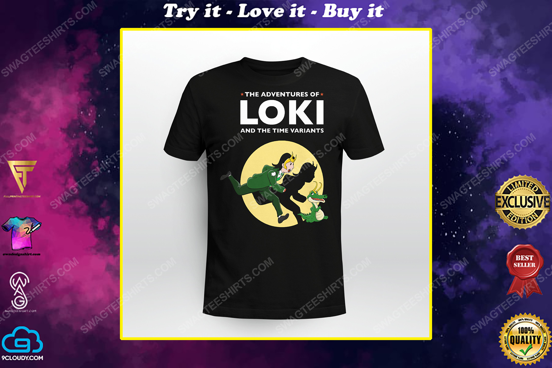 The adventures of loki and the time variants shirt