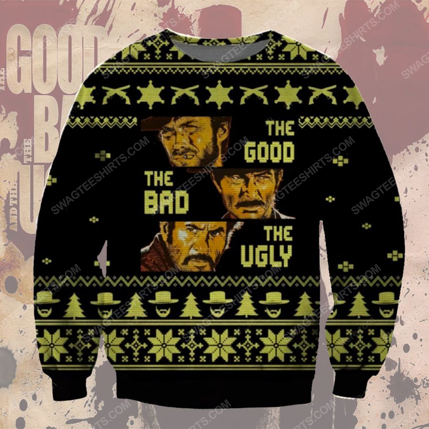 The good the bad and the ugly ​ugly christmas sweater - Copy (2)