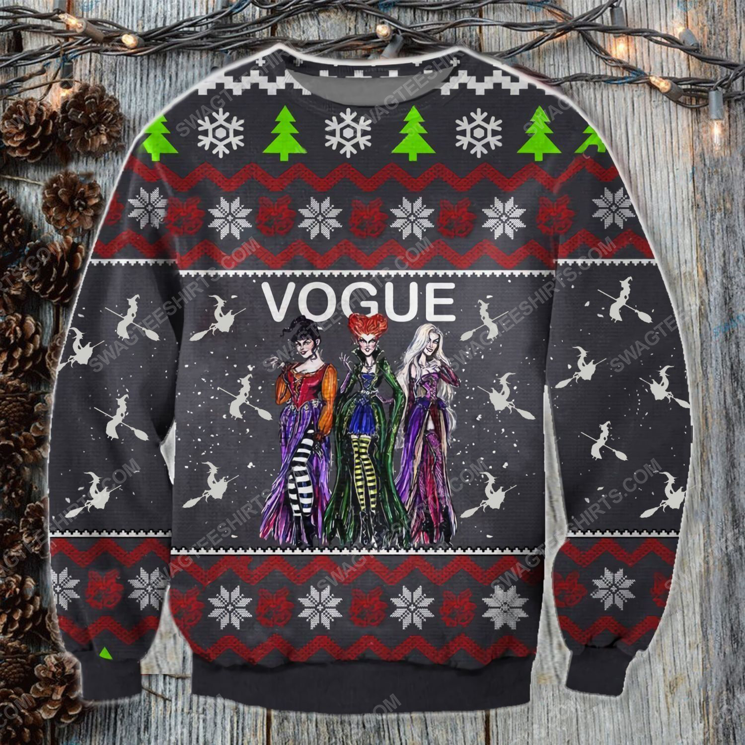 Vogue witches hocus pocus ​ugly christmas sweater - Copy (3)