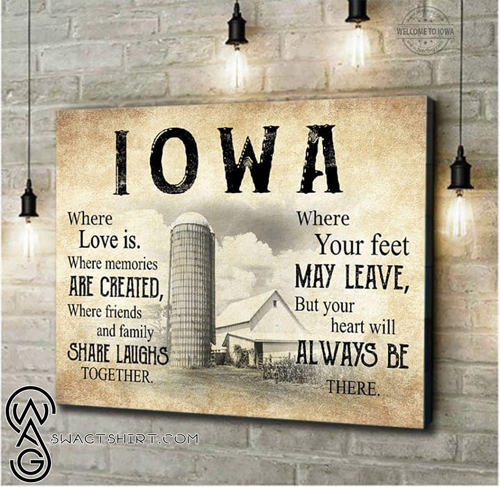 Farm iowa where is love whre memories are created poster