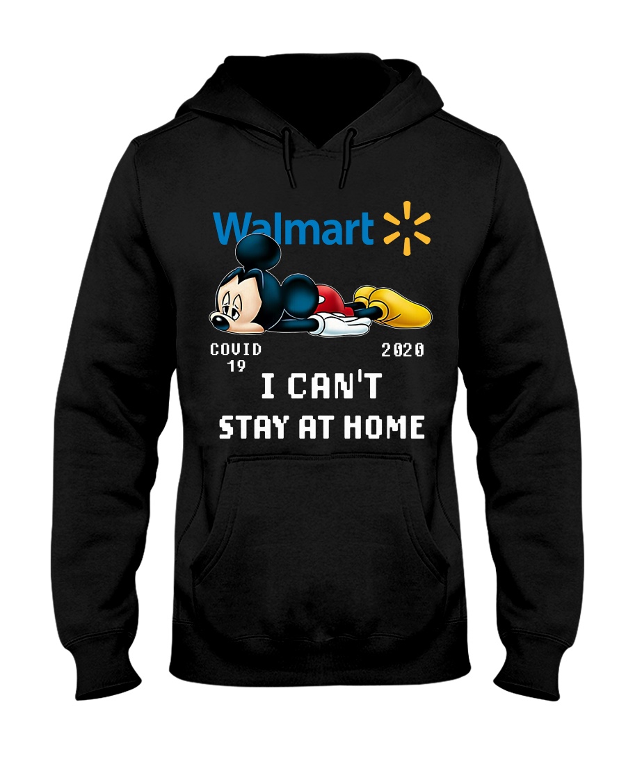 mickey mouse i cant stay home walmart covid 19 20202 hoodie