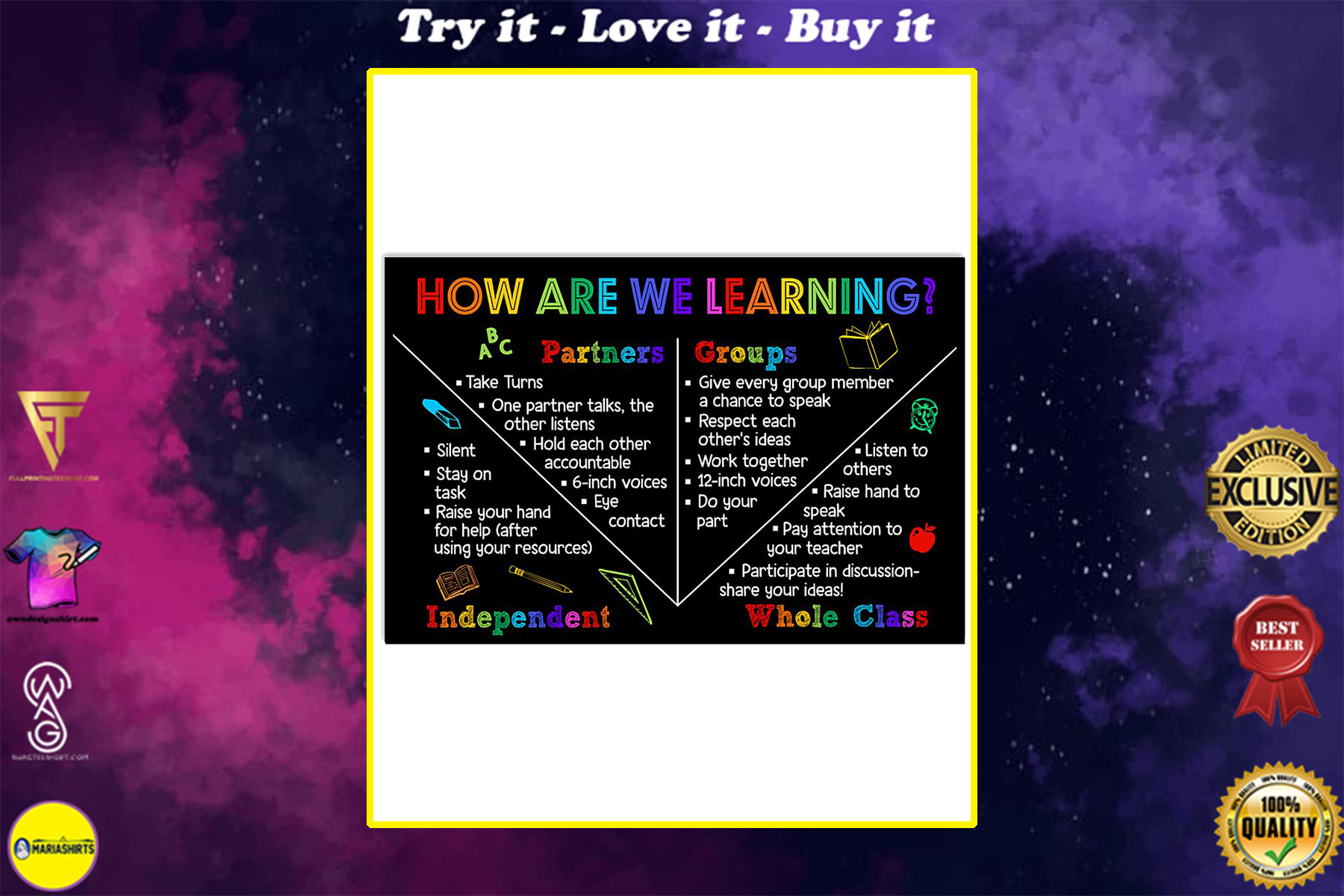 back to school teacher how are we learning poster