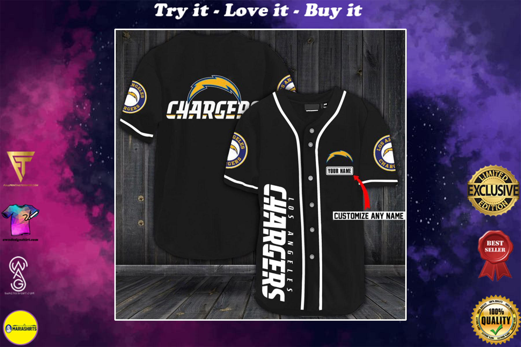 custom name jersey los angeles chargers shirt