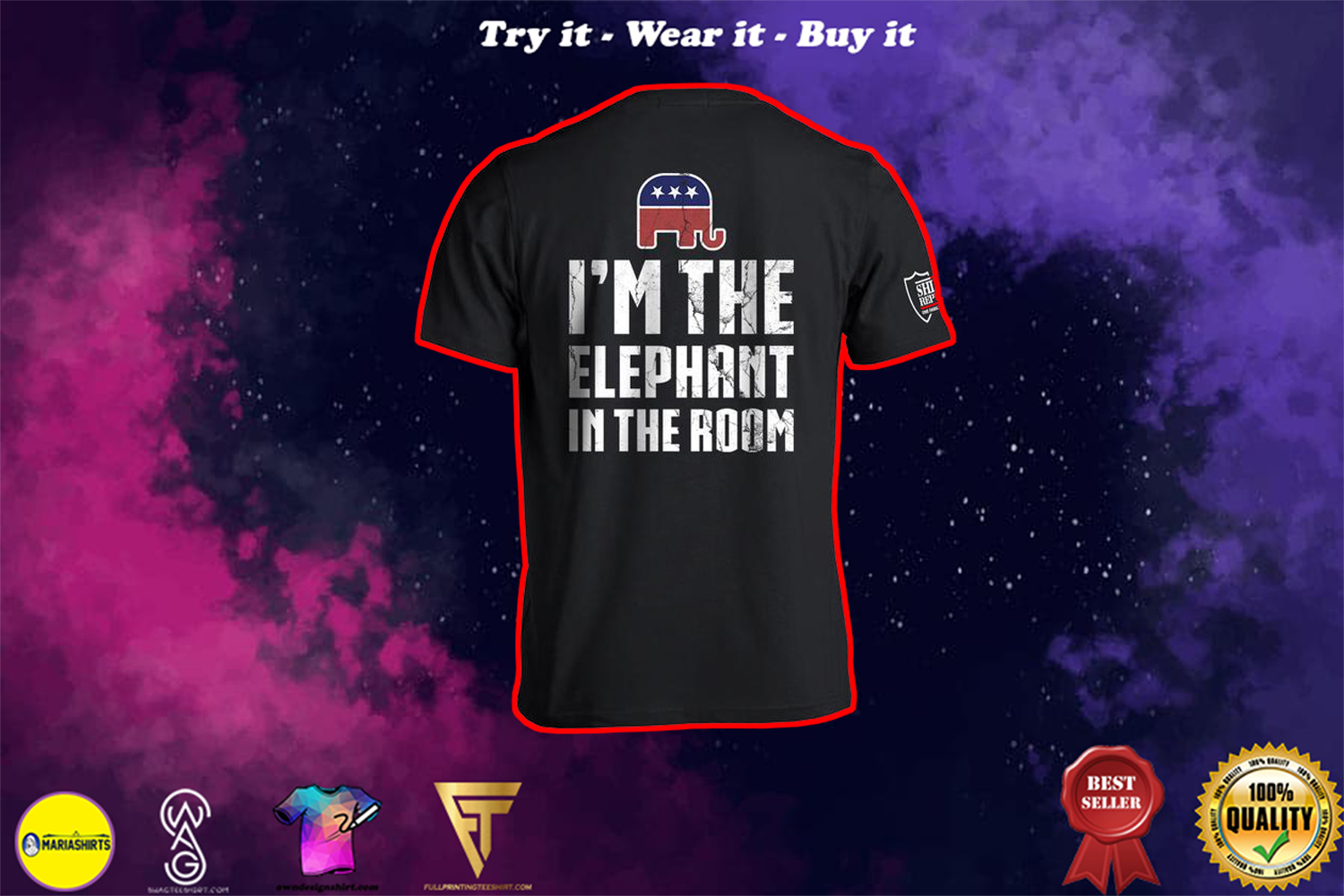 i'm the elephant in the room republican shirt - the limited edition
