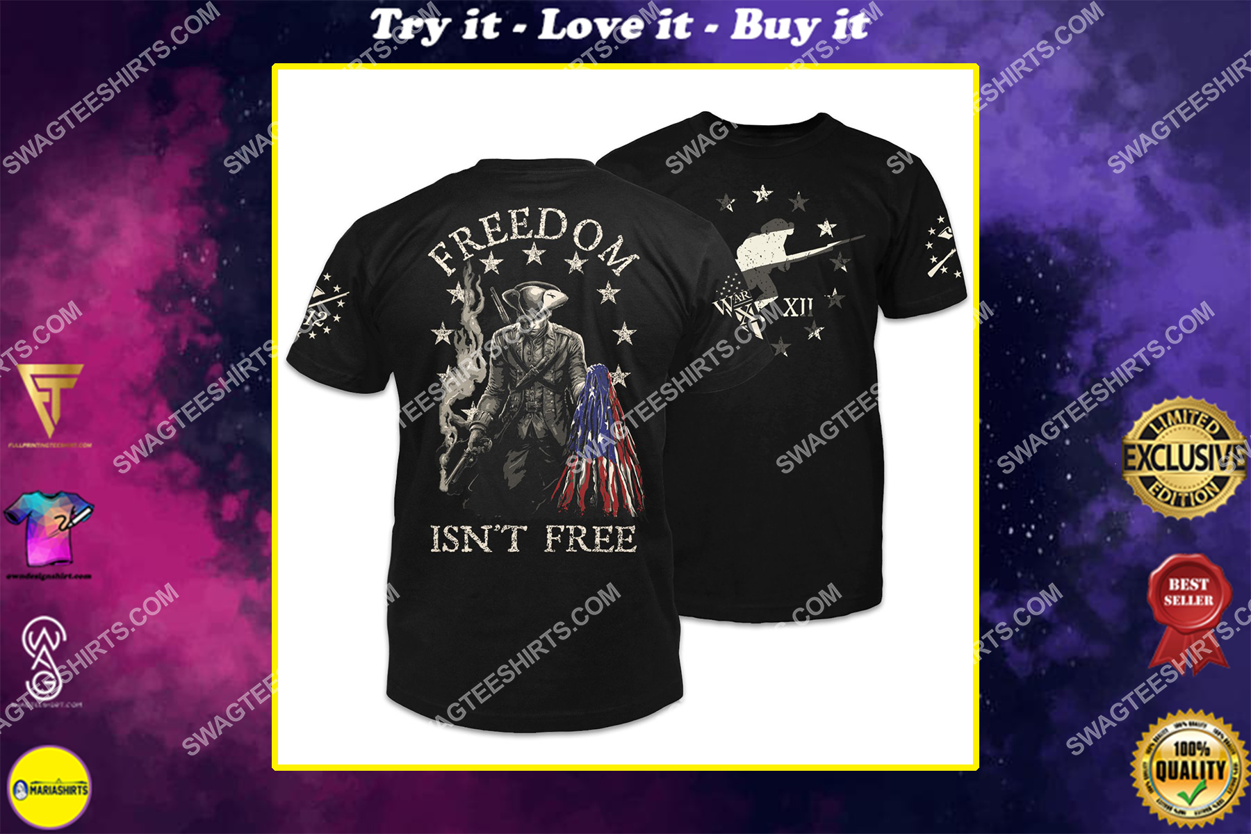 our freedom isn't free american patriots shirt