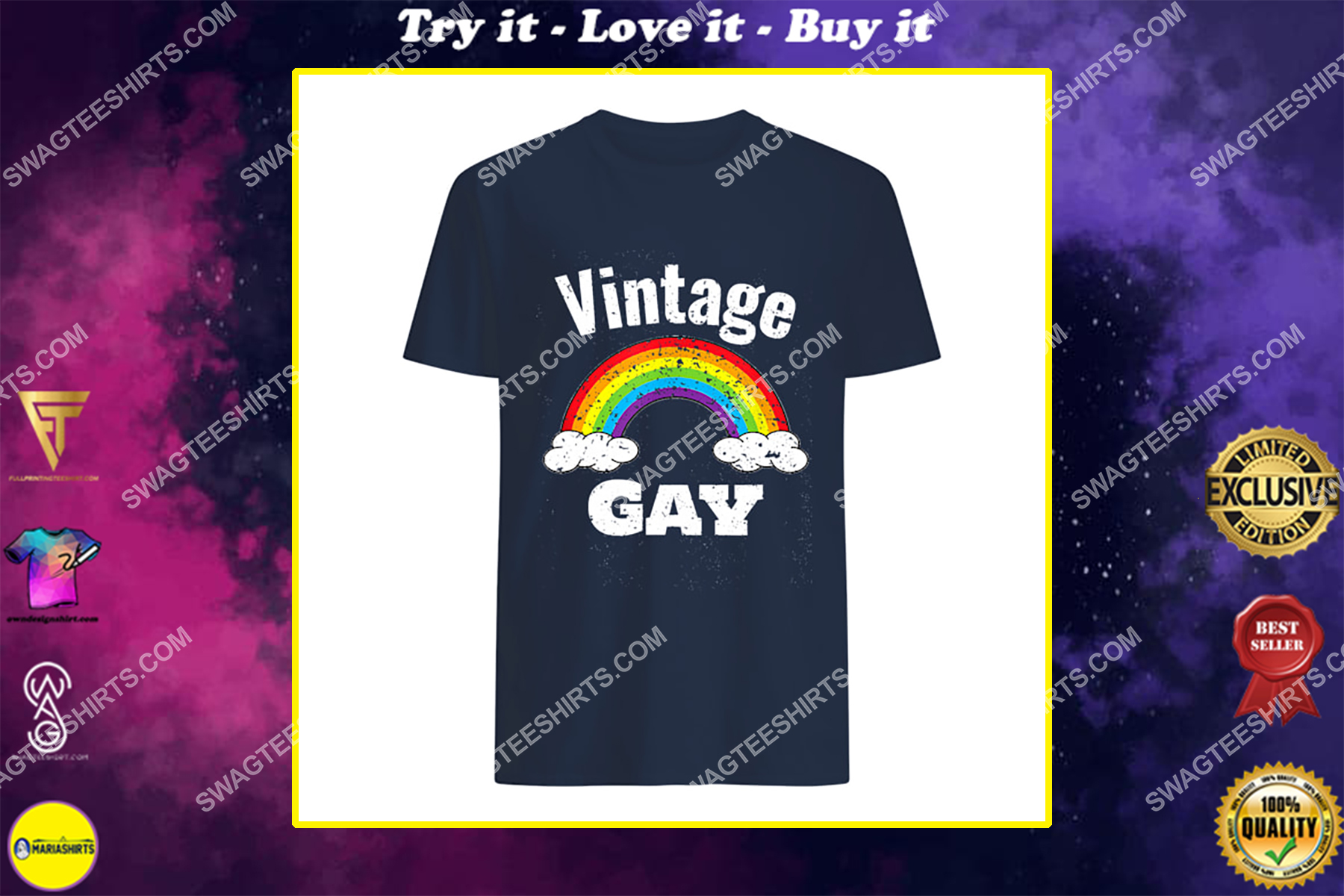 vintage gay lgbt gay pride month for lgbtq rainbow shirt