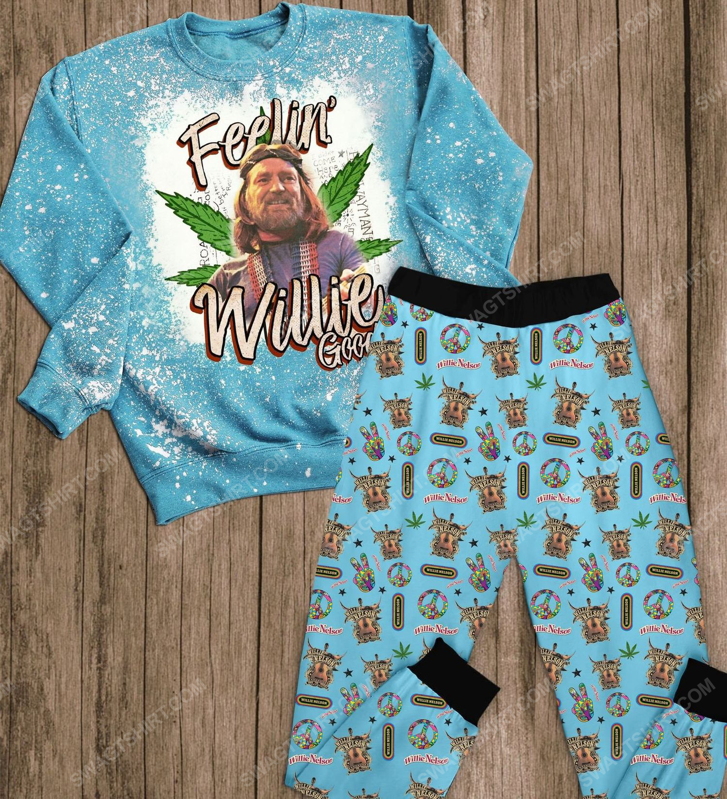 Feeling good willie full print pajamas set 1 - Copy