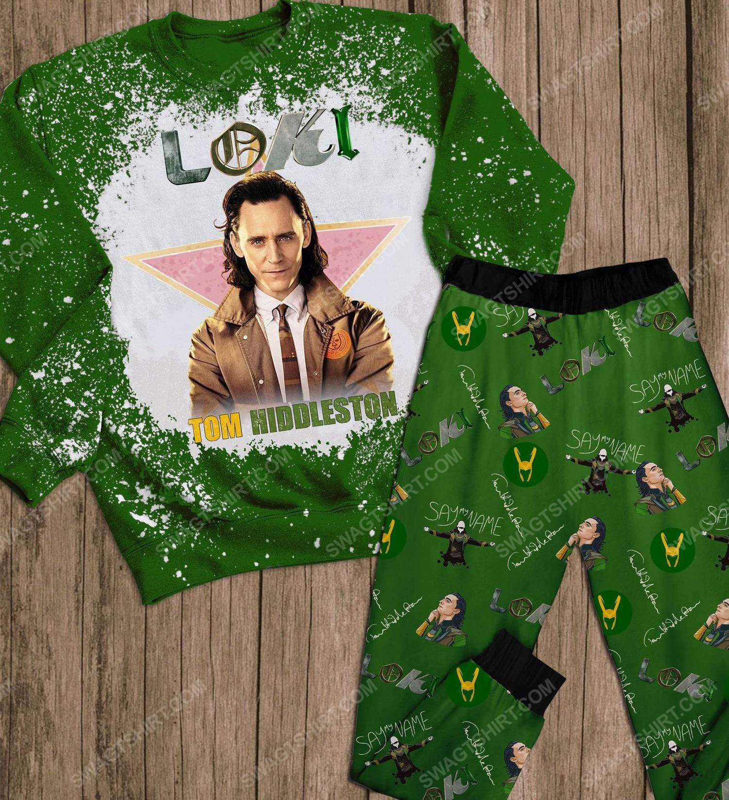 Loki tom hiddleston full print pajamas set 1 - Copy