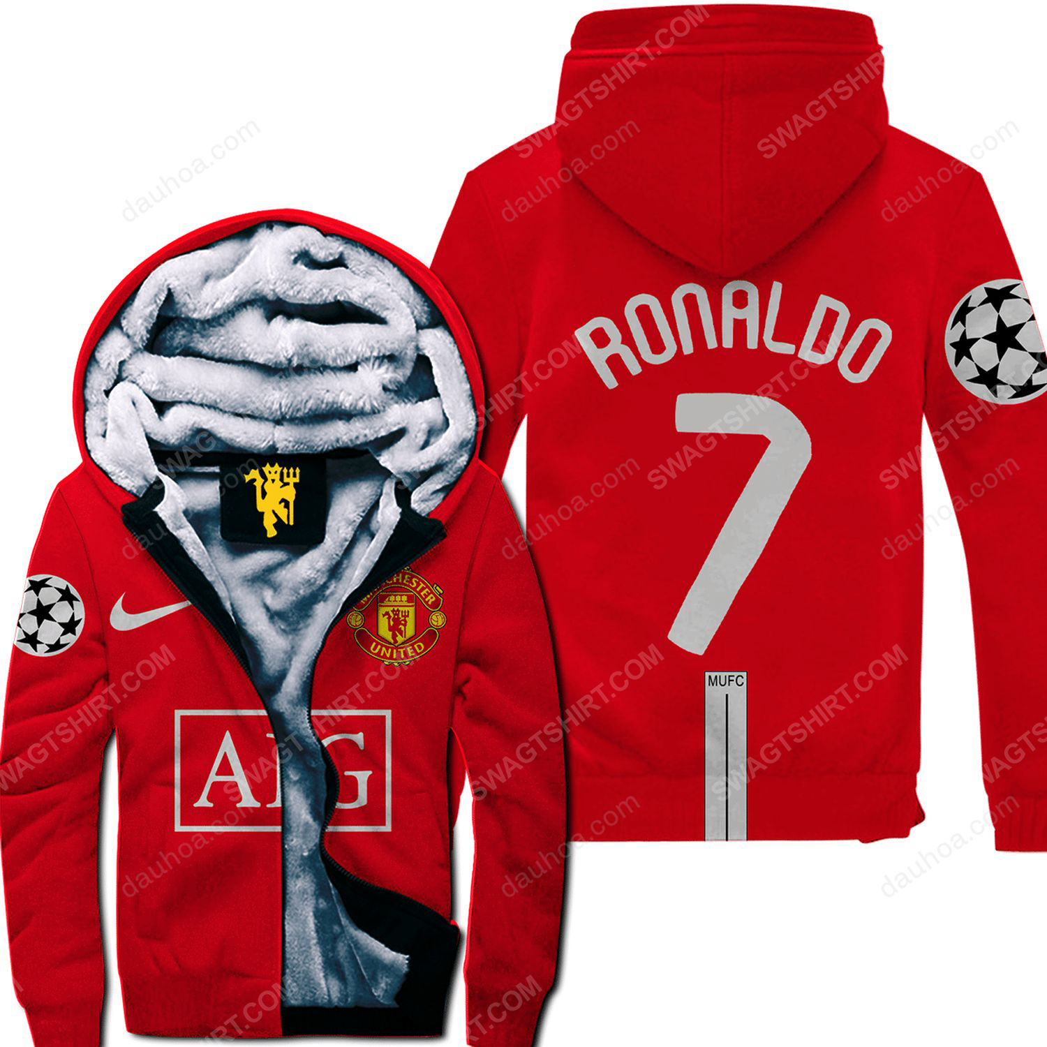 Manchester united with ronaldo 7 full print shirt