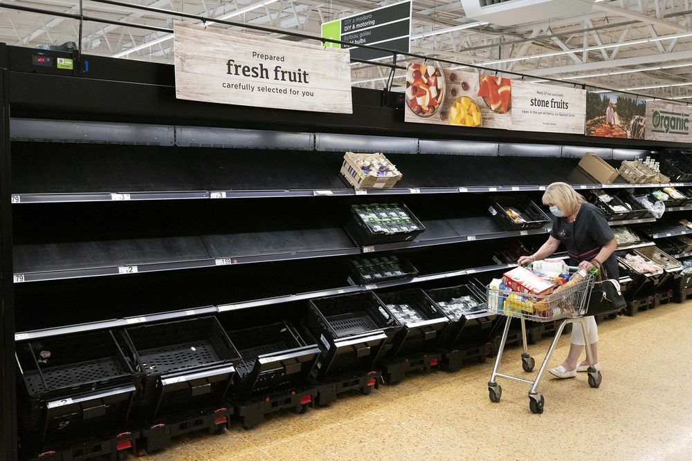 The UK faces the risk of a supply shortage during the year-end shopping season