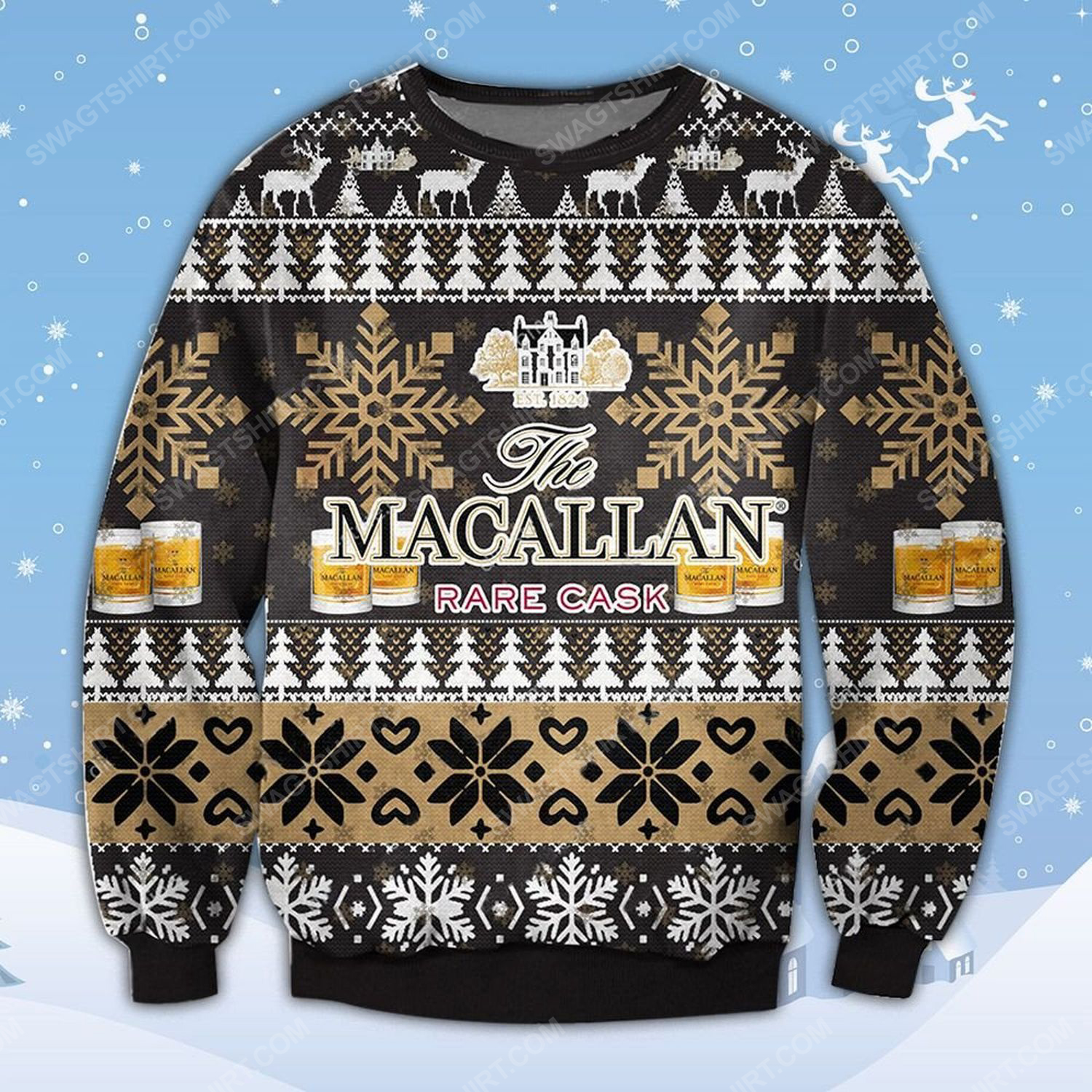 The macallan rare cask ugly christmas sweater