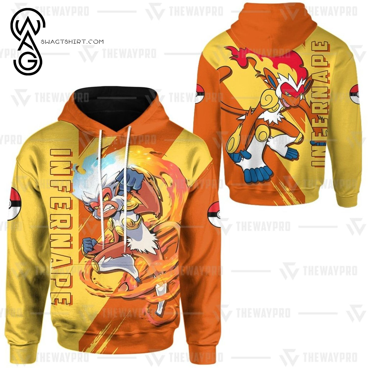 Anime Pokemon Infernape All Over Print Shirt