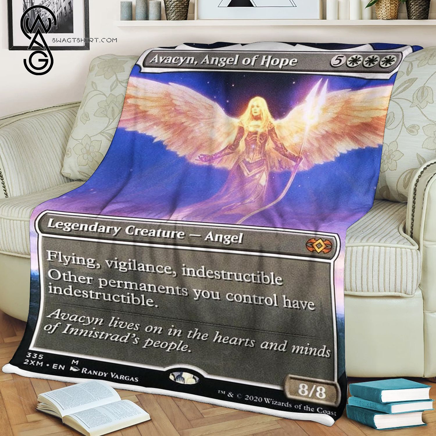 Avacyn Angel Of Hope Game Magic The Gathering Blanket