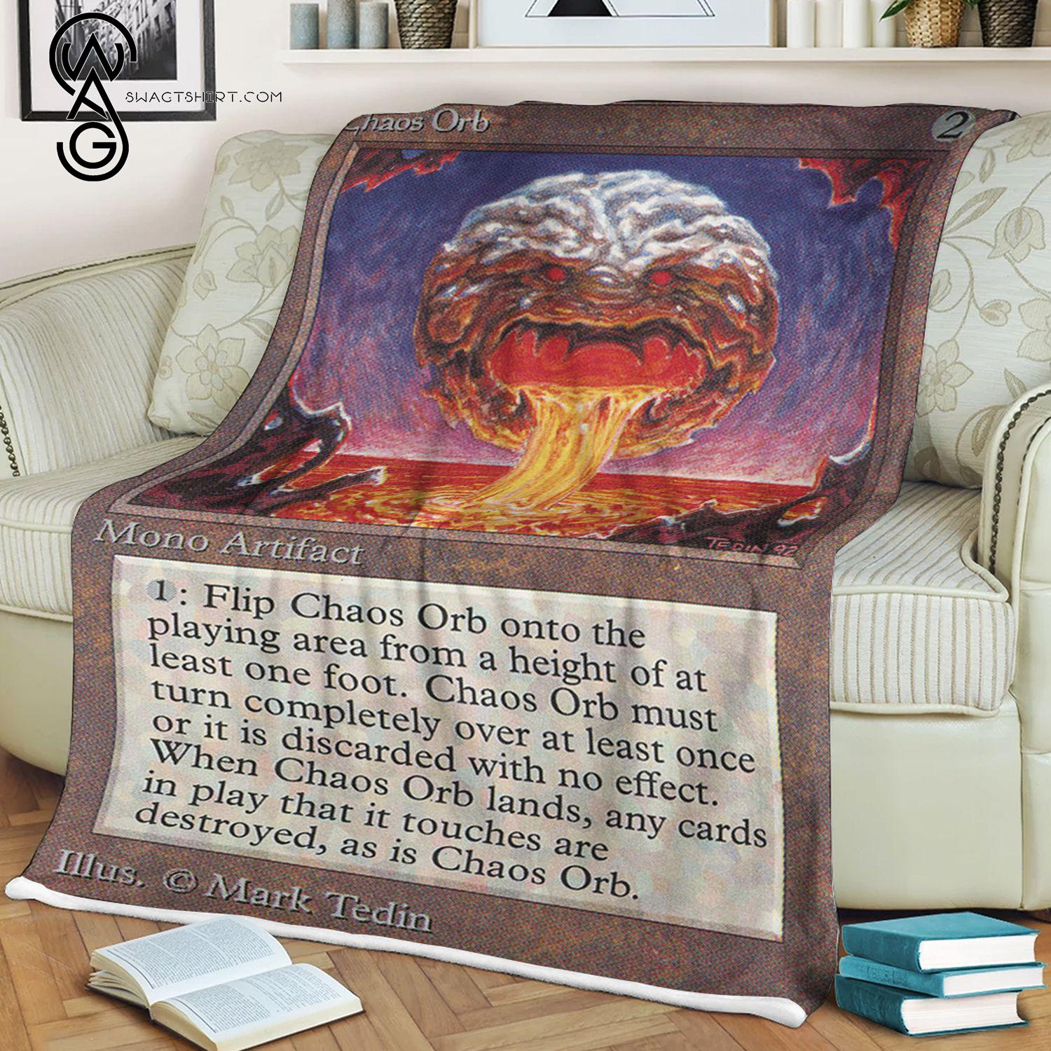 Chaos Orb Game Magic The Gathering Blanket