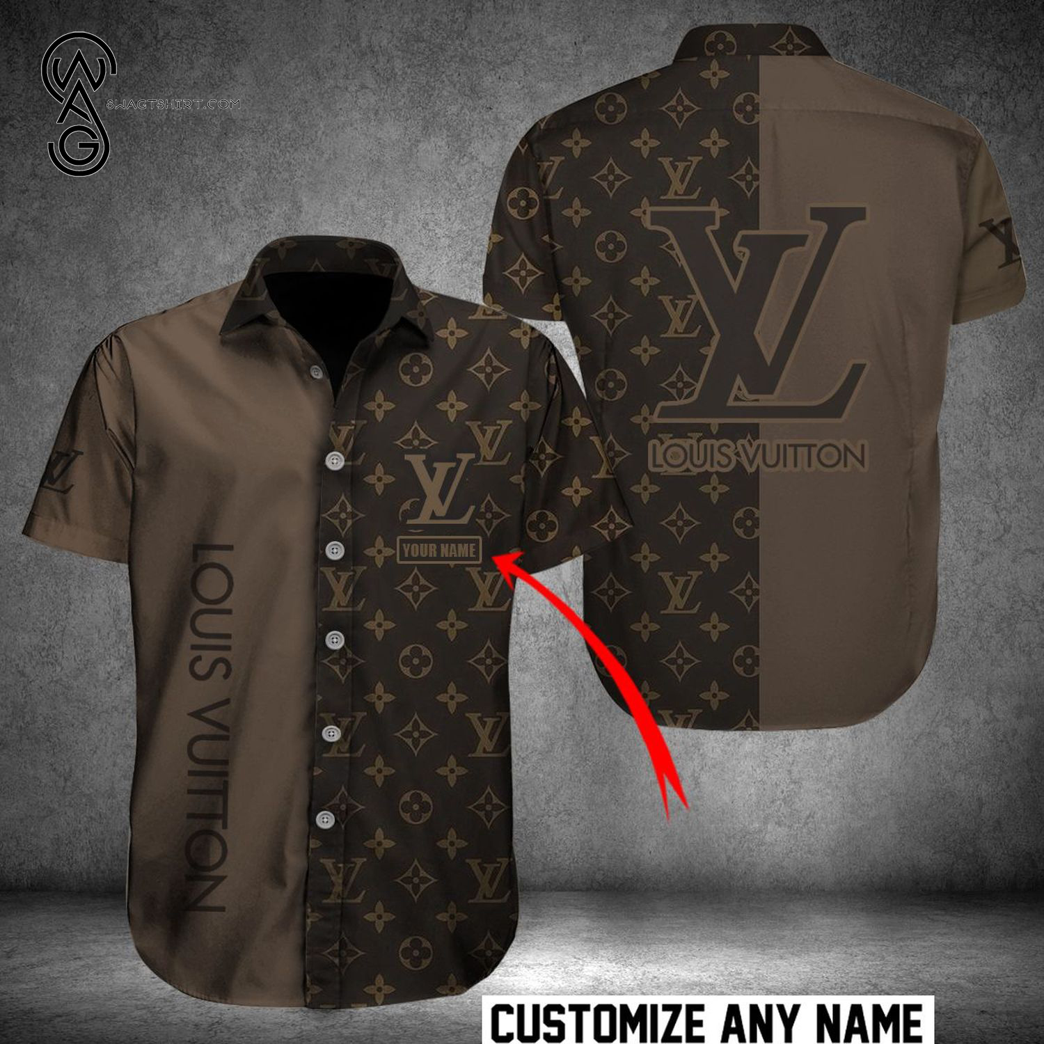 Custom Louis Vuitton Full Print Hawaiian Shirt