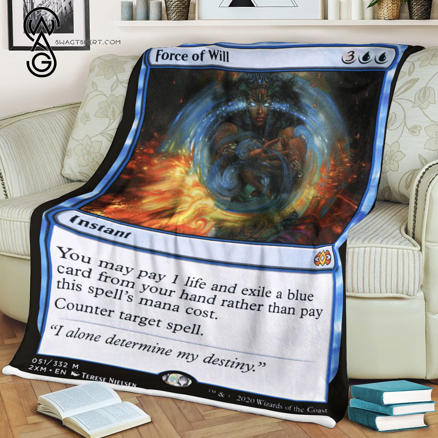 Force of Will Game Magic The Gathering Blanket