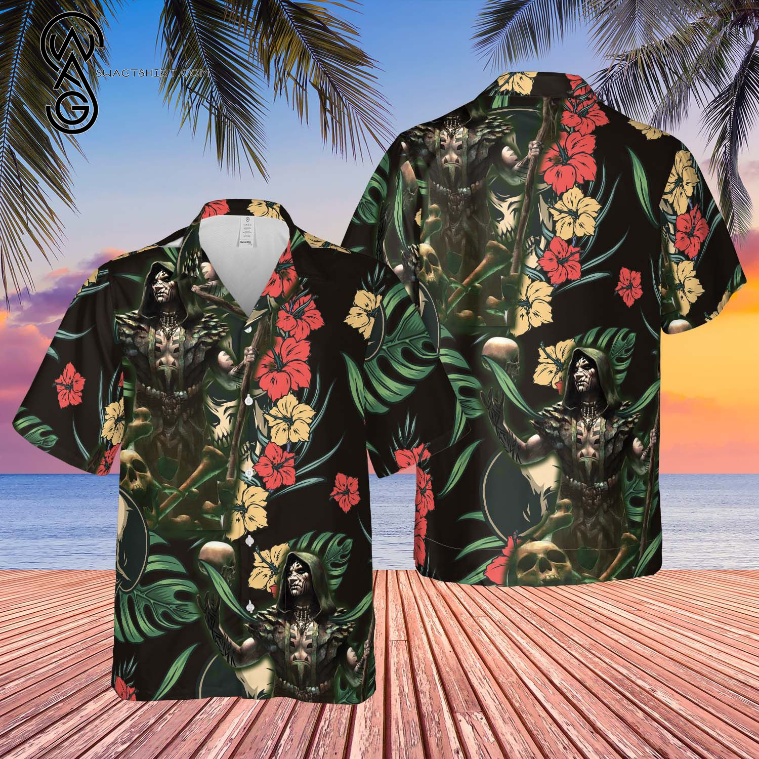 Game Magic The Gathering Deathrite Shaman Hawaiian Shirt