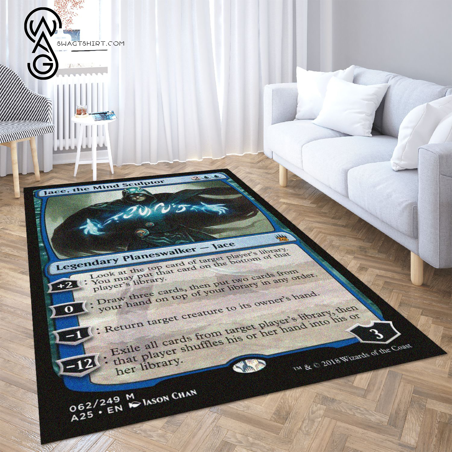 Game Magic The Gathering Jace The Mind Sculptor Rug