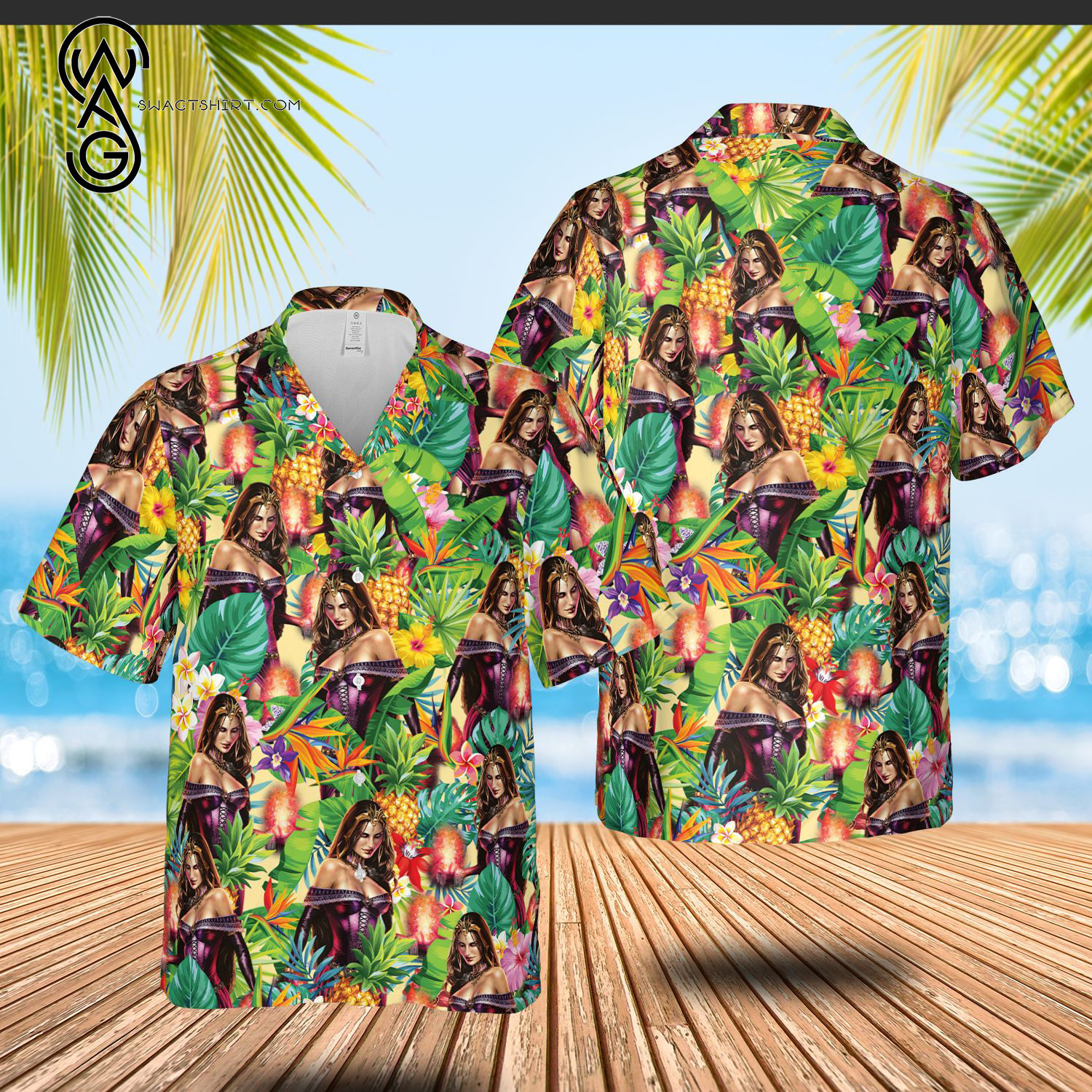 Game Magic The Gathering Liliana Of The Veil Hawaiian Shirt