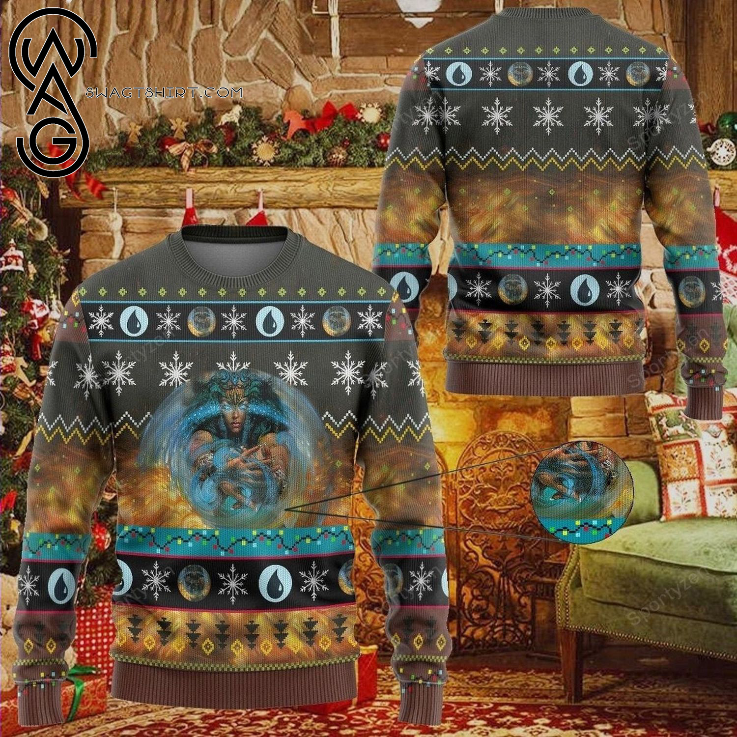 Game Magic The Gathering Force Of Will Ugly Christmas Sweater
