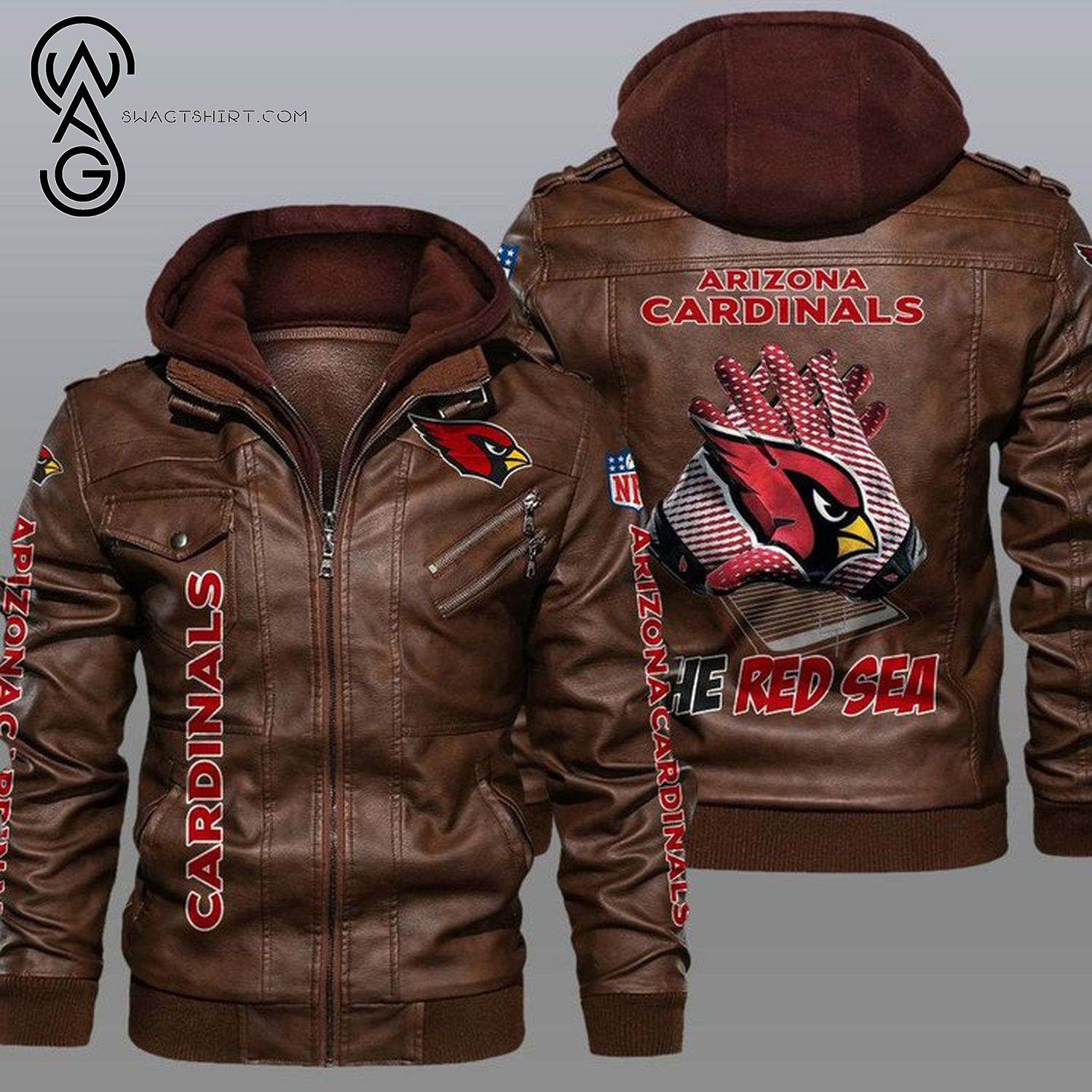 National Football League Arizona Cardinals Leather Jacket