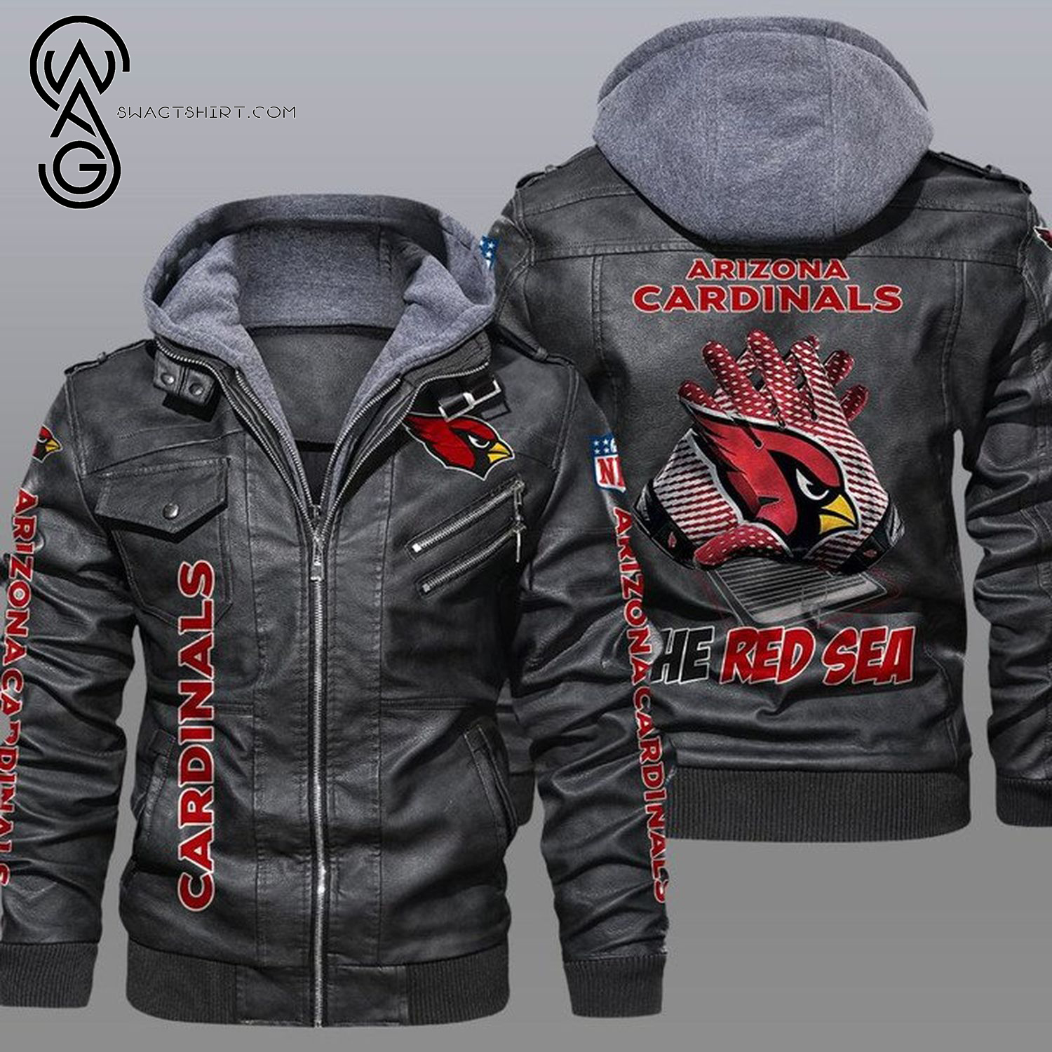National Football League Arizona Cardinals Leather Jacket