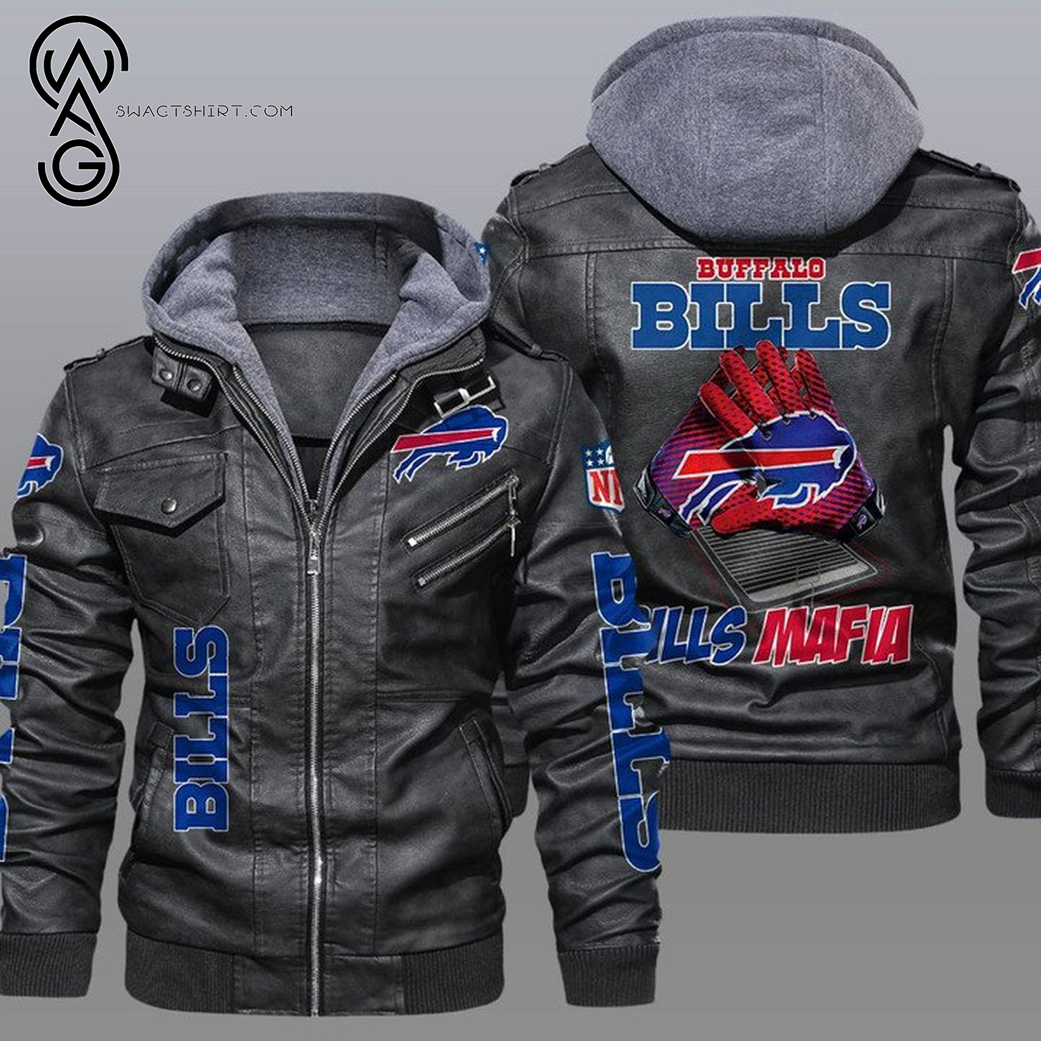 National Football League Buffalo Bills Leather Jacket