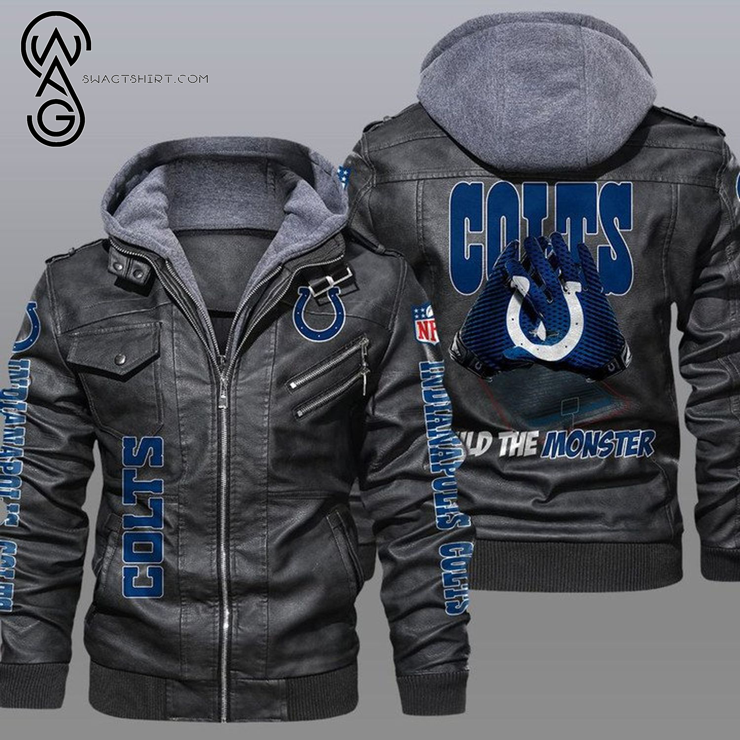 National Football League Indianapolis Colts Leather Jacket