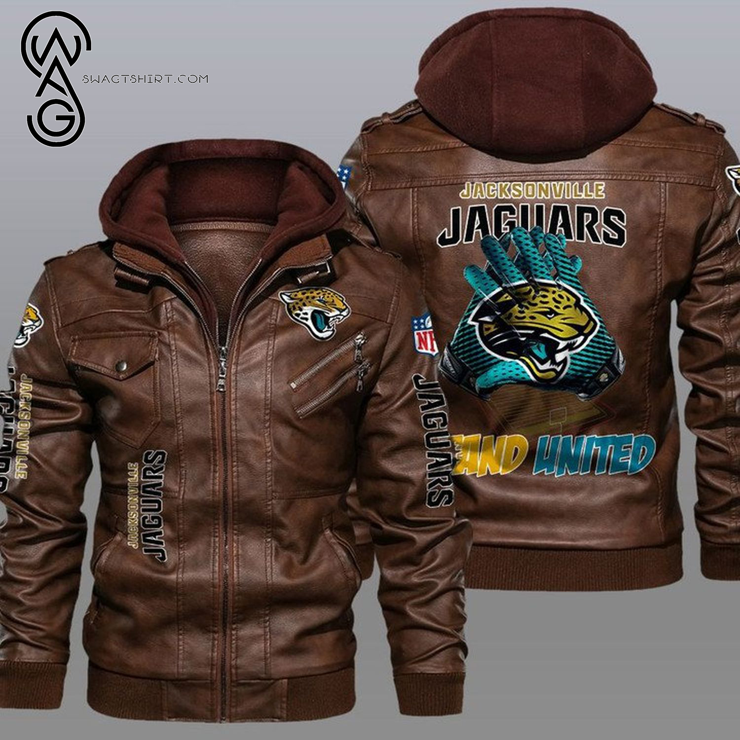 National Football League Jacksonville Jaguars Leather Jacket