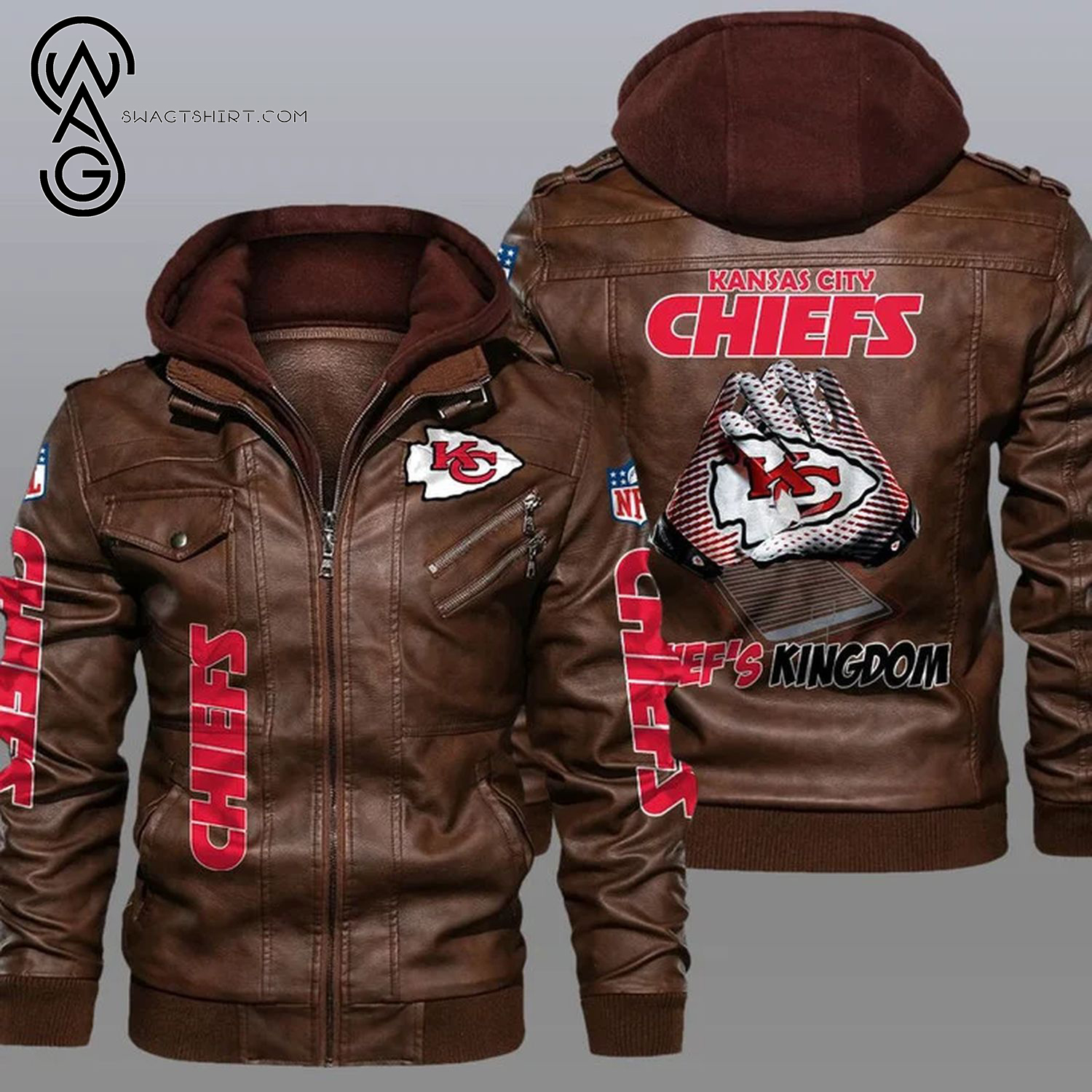 National Football League Kansas City Chiefs Leather Jacket
