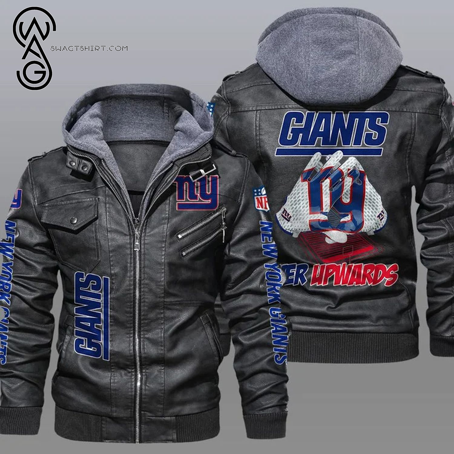 National Football League New York Giants Leather Jacket