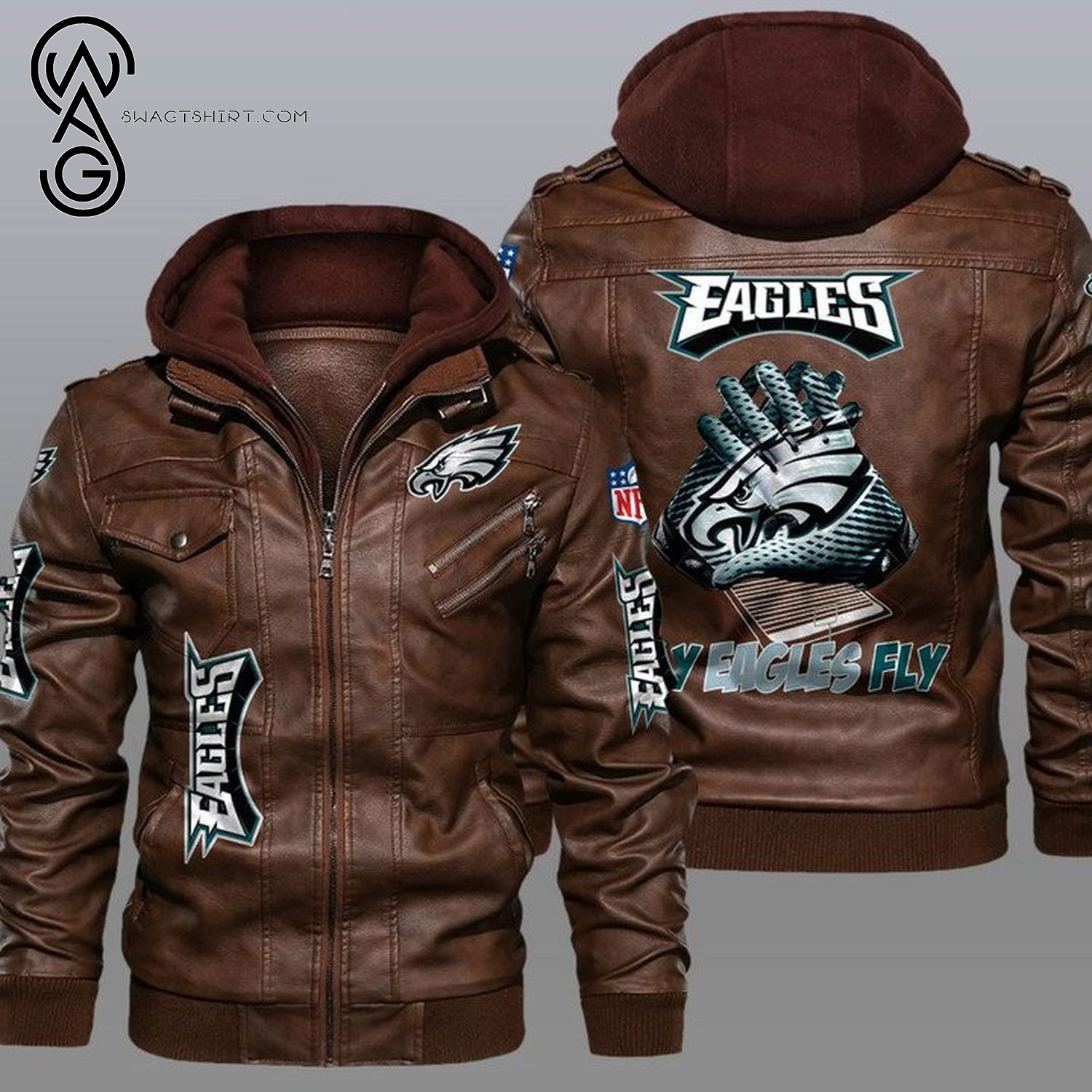 National Football League Philadelphia Eagles Leather Jacket