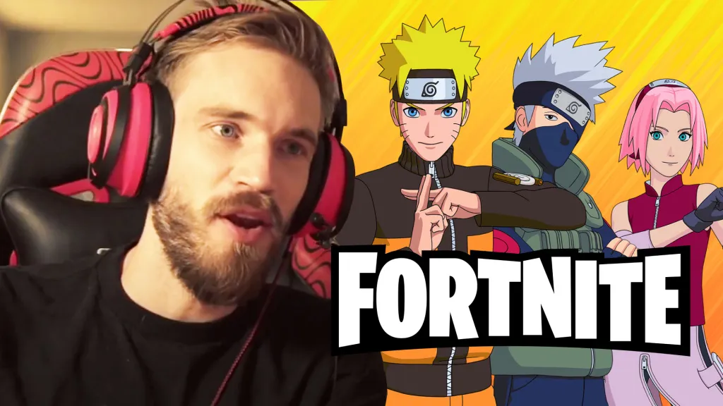 PewDiePie thinks Fortnite collab Naruto is 'a crime'