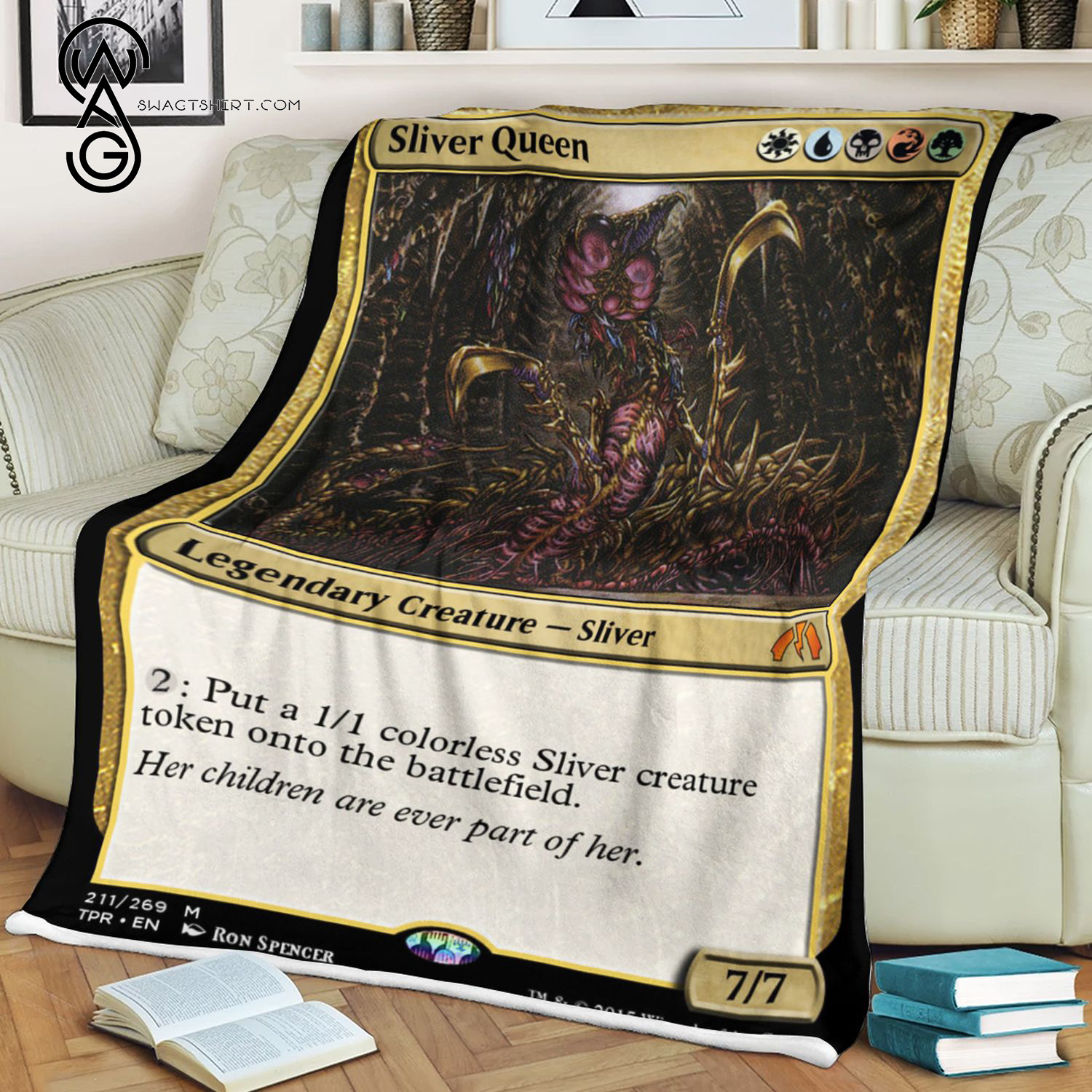 Sliver Queen Game Magic The Gathering Blanket