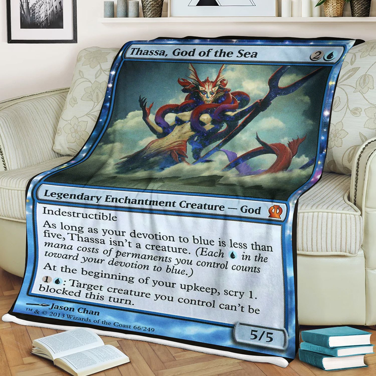 Thassa God Of The Sea Game Magic The Gathering Blanket