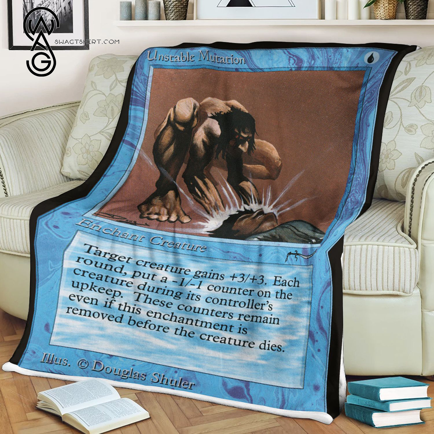 Unstable Mutation Game Magic The Gathering Blanket
