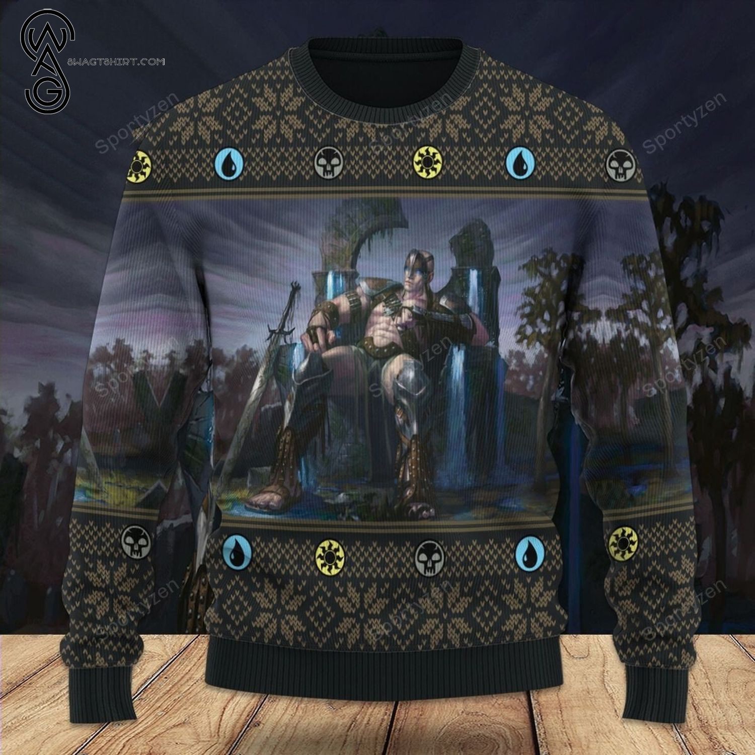 Game Magic The Gathering Oloro Ageless Ascetic Ugly Christmas Sweater
