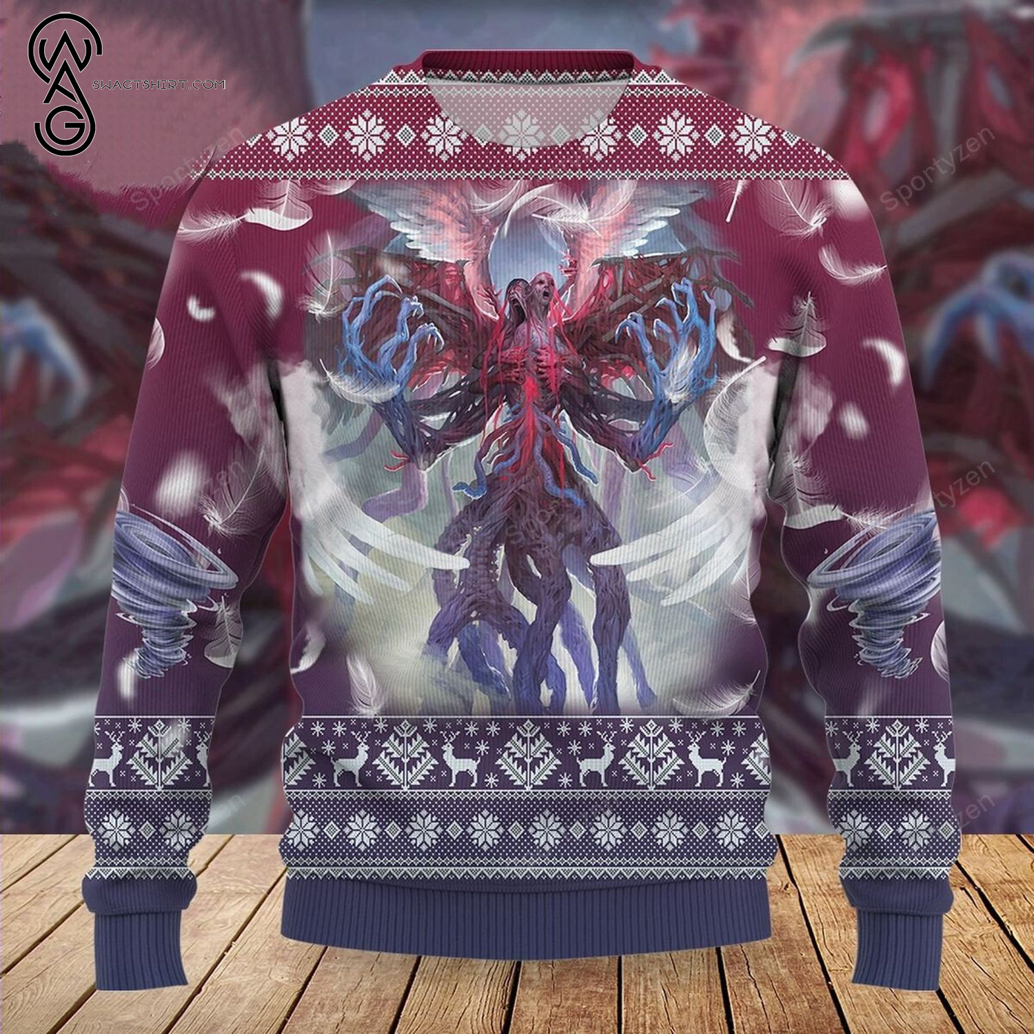Game Magic The Gathering Brisela Voice Of Nightmares Ugly Christmas Sweater